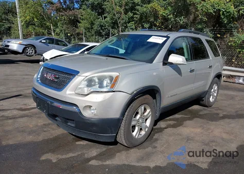 2008 GMC Acadia Slt-2 from USA, damaged, VIN 1GKER33728J208056